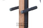 outdoor exercise equipment park wood outdoor leg press machine