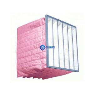 Quality 390*390*535mm Industrial Air Filter Pocket Air Filter Medium Efficiency wholesale