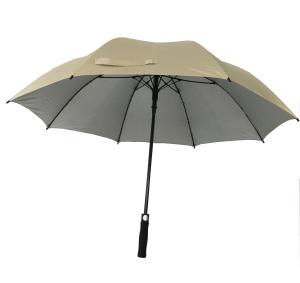 Quality 130CM Diameter Pongee Golf Umbrella With UV Coating wholesale