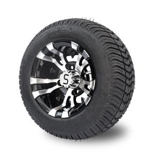 Quality 10 Inch Golf Cart Wheel And 205/50-10 DOT Street Tire Combo -25 Offset 4x4 Bolt (101.6mm) wholesale