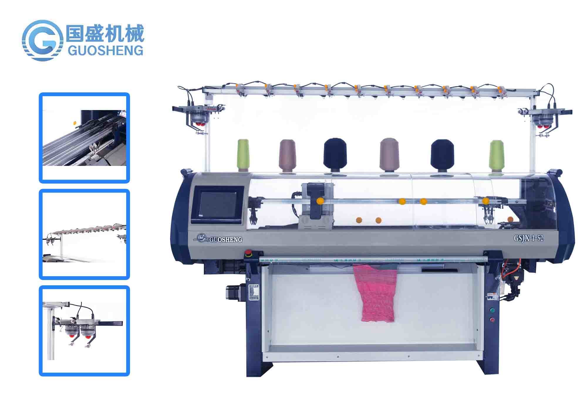 Jacquard 14G Computerized Sweater Collar Knitting Machine