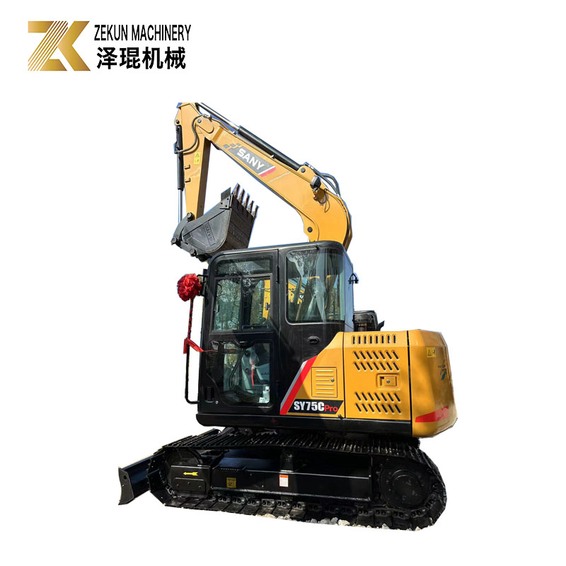 Used Sany SY75C Pro Excavator with 0.28m³ Bucket in Excellent Condition