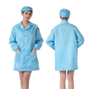 Quality Wonderful Quality ESD Clothes Manufacturer Cleanroom Anti-static Working Garment Clothing ESD Smock Clothes For Industry wholesale