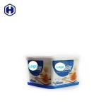 Durable Plastic Cover IML Tubs Cookie Gift Box Empty Labeling Packaging