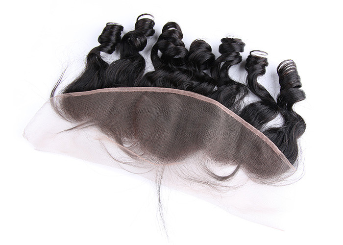 Loose Wace Swiss Lace Top Closure Unprocessed Natural Black 1B# Charming Style
