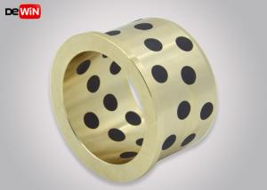 Quality High Load Steel Flange Bushing / MoS2 Oil Free Flanged Sleeve Bearing wholesale