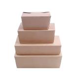Customized takeaway food box recyclable and Eco-friendly disposable fast food
