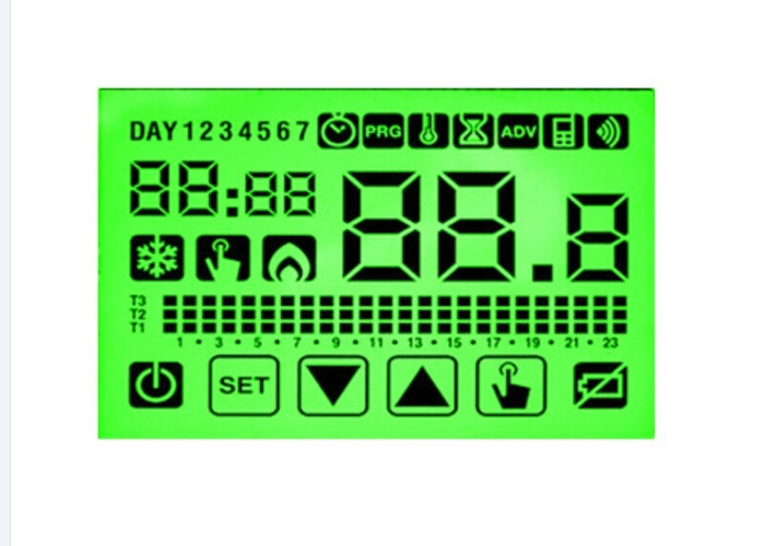 Pin Connector Monochrome LCD Display Custom Size VA Black White Display