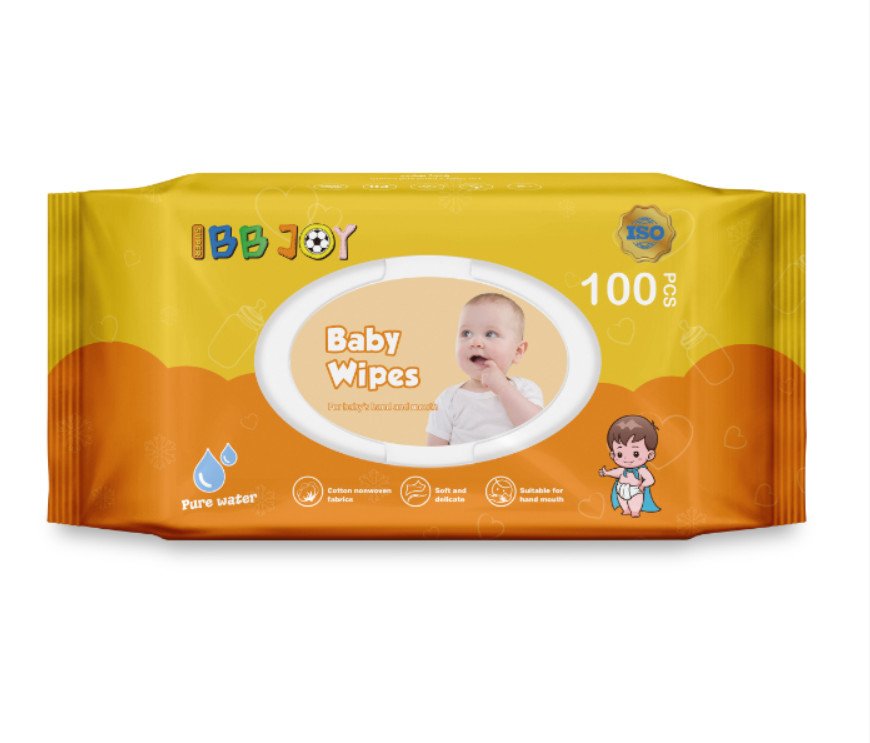 Scented Soft Baby Wet Wipes Non Irritating Weak Acid Cleaning Without Alcohol