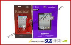 Quality Colorful Printed Card Board Packaging With Fashion Custom Paper Envelope , Ipad Premium Protection Bag wholesale