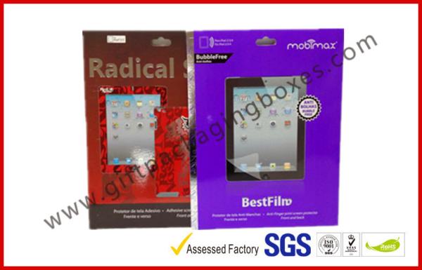 Colorful Printed Card Board Packaging With Fashion Custom Paper Envelope , Ipad