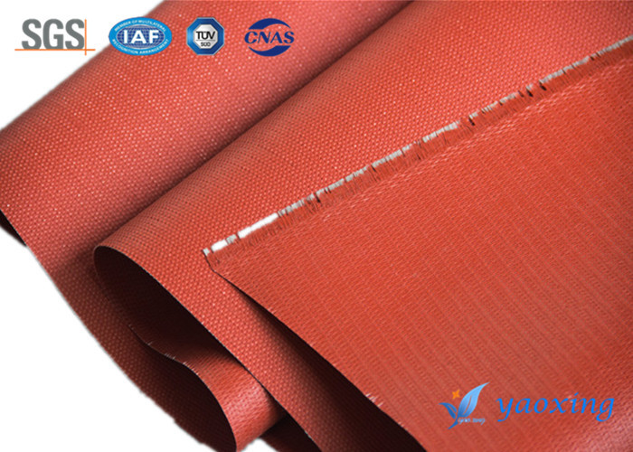 1.2mm Double Sided Silicone Coated Fiberglass Fabric For Duct Flexible Connector