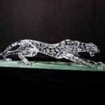 Clear Acrylic Ornaments Decoration Artwork PMMA No Assembly
