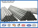 Material Q345 30FT 9150mm Galvanised Steel Pole 2.75MM / 3.0MM Wall thickness