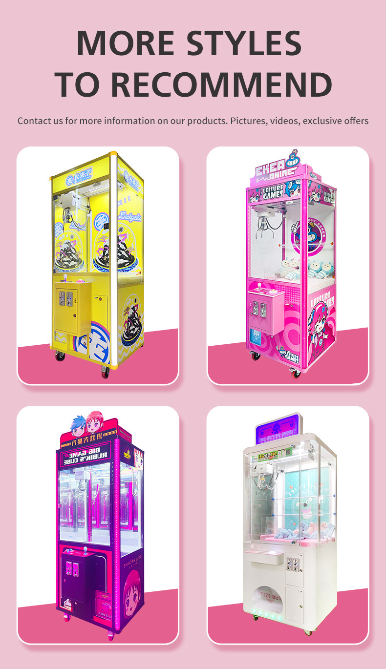 Indoor Entertainment Cioin Operated Online Arcade Claw Vending Machine Crane Claw Machine For Amusement Park