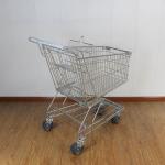 125L Retail High Capacity Escalator Asian Type Steel Metal Shopping Trolley