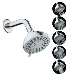 Quality OEM 0.4MPA Fixed Shower Rose , 5 Setting Water Saving Shower Rose wholesale