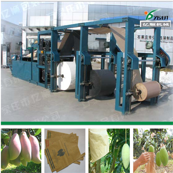 Mango growing paper bag form machine