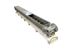 Quality Stainless Steel Slurry Feed 28.4m3/H U Trough Screw Conveyor Dia 400mm wholesale