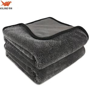 Quality Microfiber 40*60cm 600 Gsm Wash Car Care Microfibre Detailing Auto Micro Fiber Cloths Cleaning Twisted Loop Drying Towels wholesale