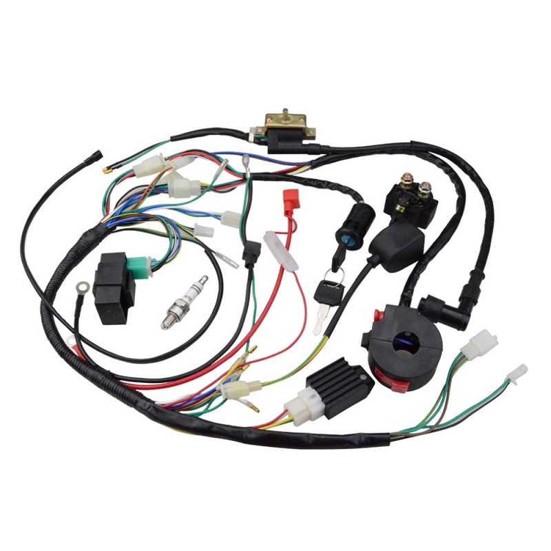Copper Conductor ODM OEM Racing Motorcycles Mopeds ATV Ignition System Wiring Harness