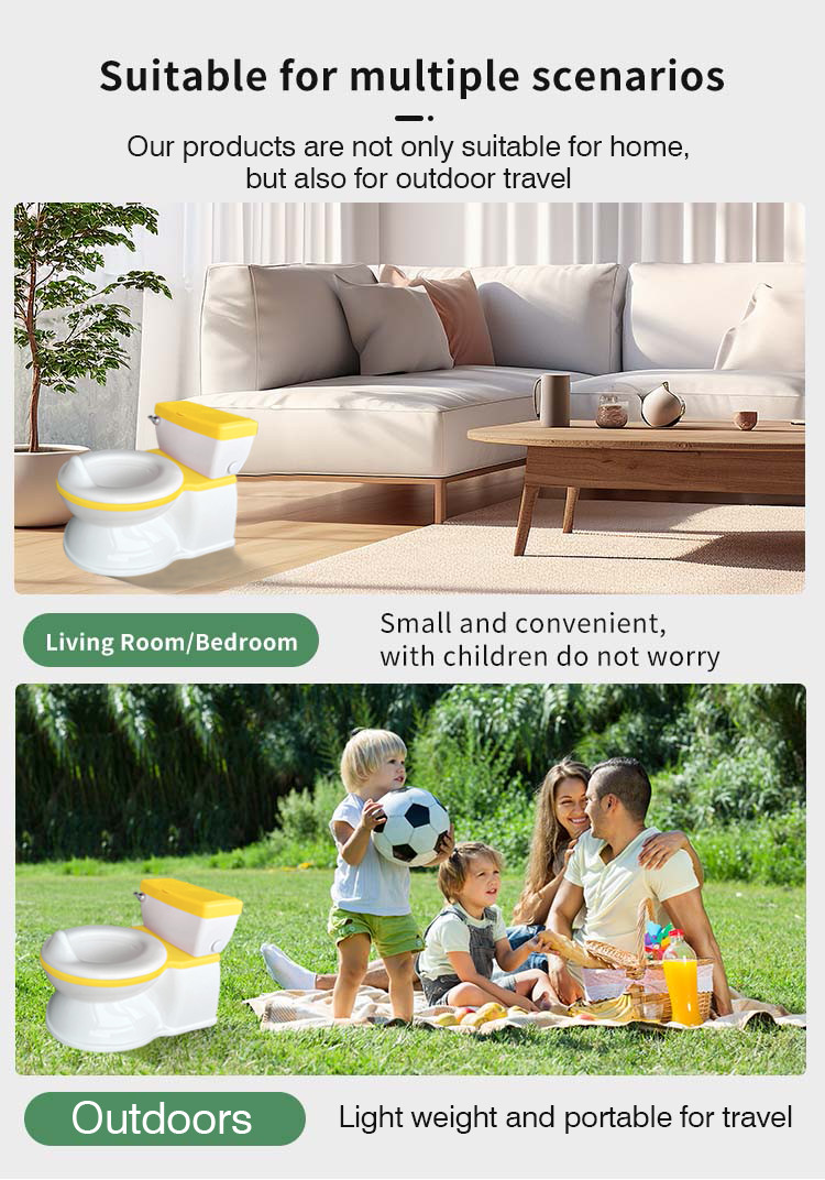PP Environment Non-Toxic Baby Training Toilet Safety Toddler's Training Potty Music Baby Potty Training Seat