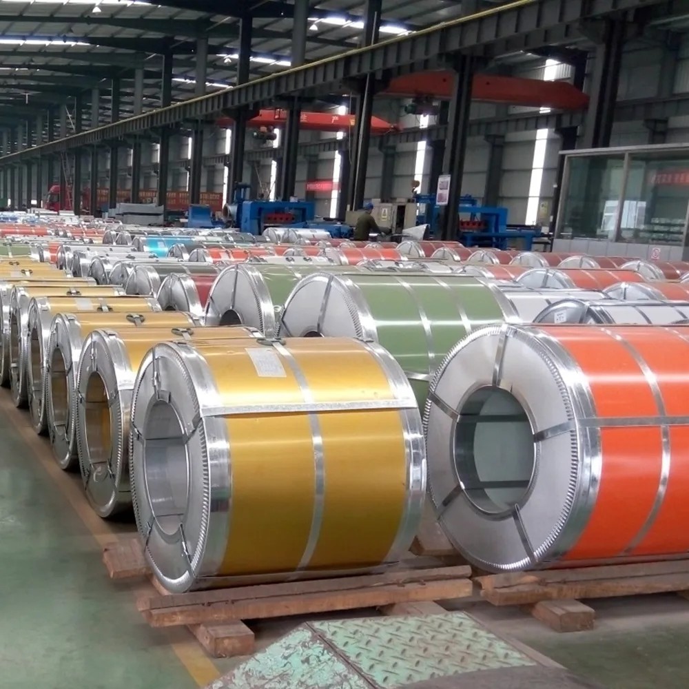 1500mm PPGI Coil CGCC Color Coated Galvanized Steel Decoiling