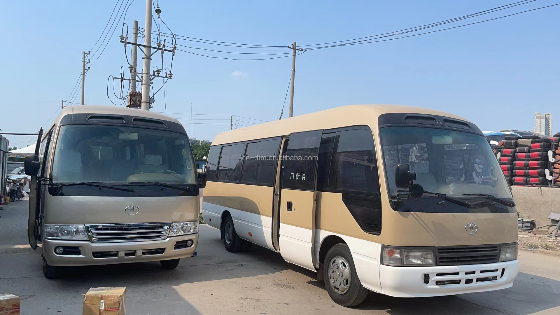 15B-FT Engine and 4 6L Engine Capacity TOYO TA 23 to 29 Seats Used Coaster Bus