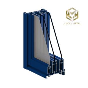 Quality Energy Efficient Aluminium Door Frame Profile With Integrated Sealing System wholesale