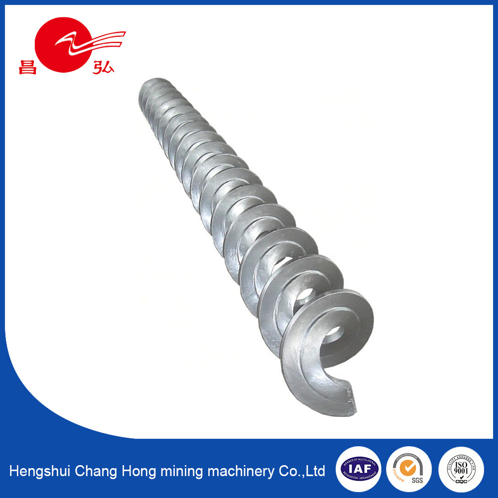 Manufacturing Plants Shaftless Screw Conveyor Blade Stainless Steel Rod