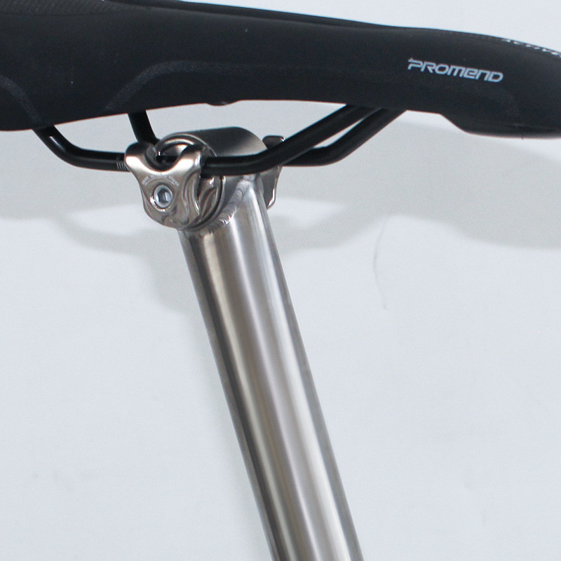 Lightweght Bike Suspension Seatpost Ti Setback CNC Turning Milling Process