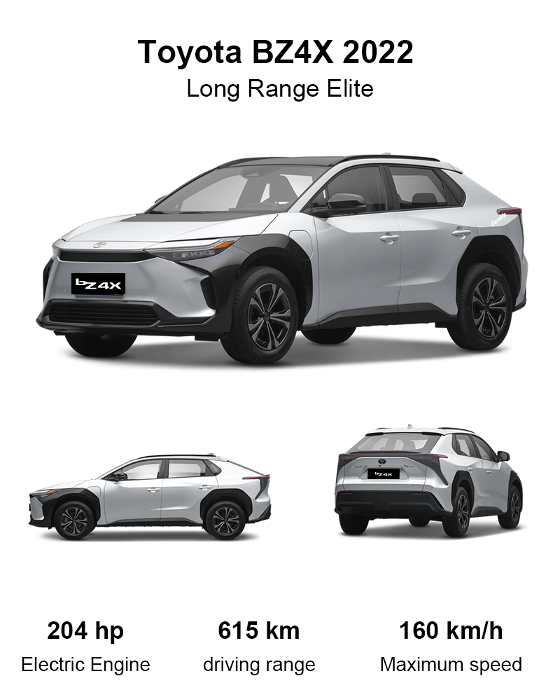 Energy Electric FWD SUV 2023 To-yota Bz4X with 7h Regular Charging and Ternary Lithium Battery