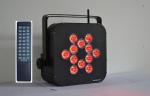 50 Watt Outdoor Stage LED Par Lights 12 Bulbs Remote Controller Flat Battery Par