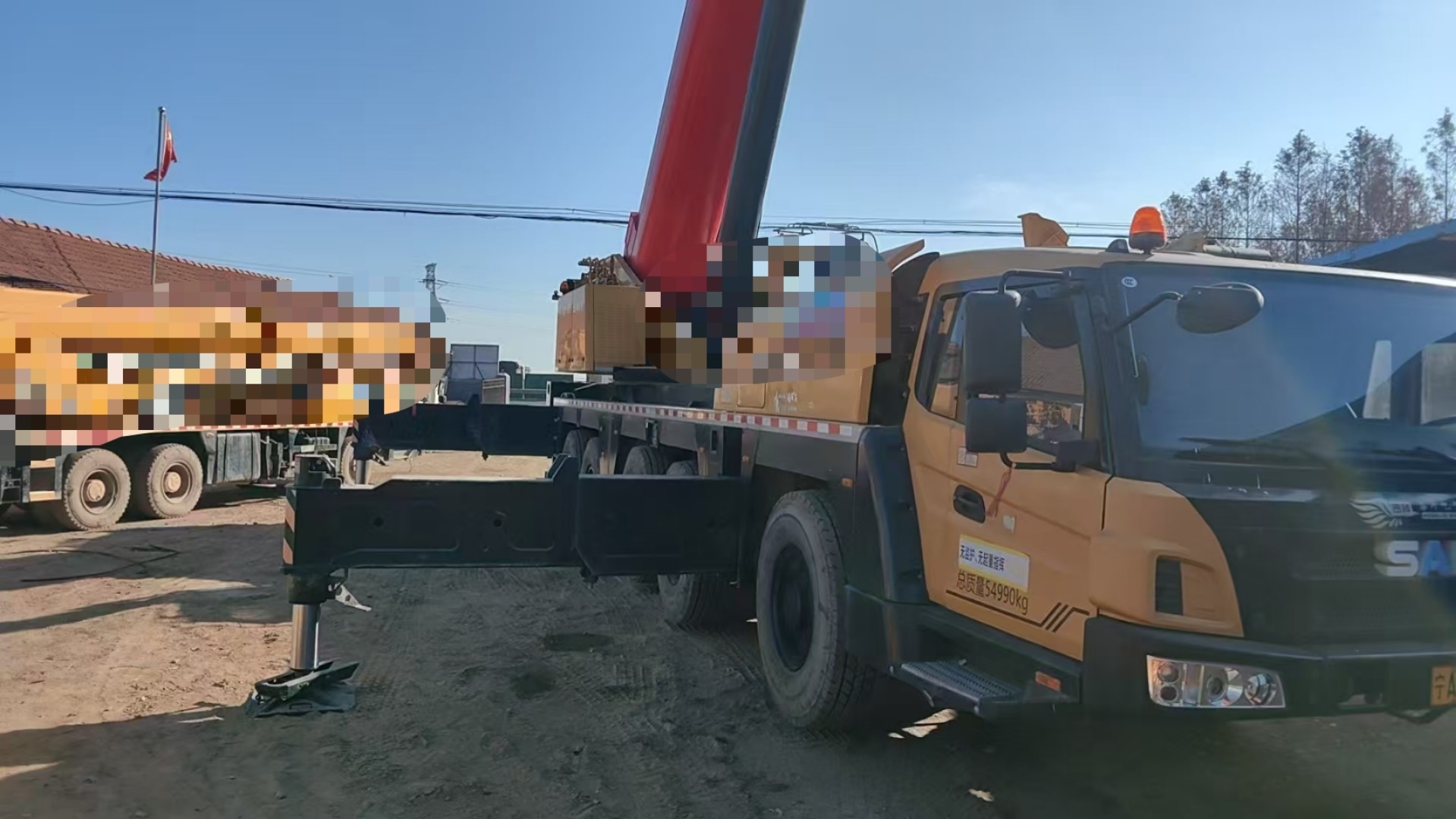 SANY Official 160 Ton Mobile Crane SAC1600T8 Used Truck Cranes Date of Production 2021 Year Max Working Height 85.5m