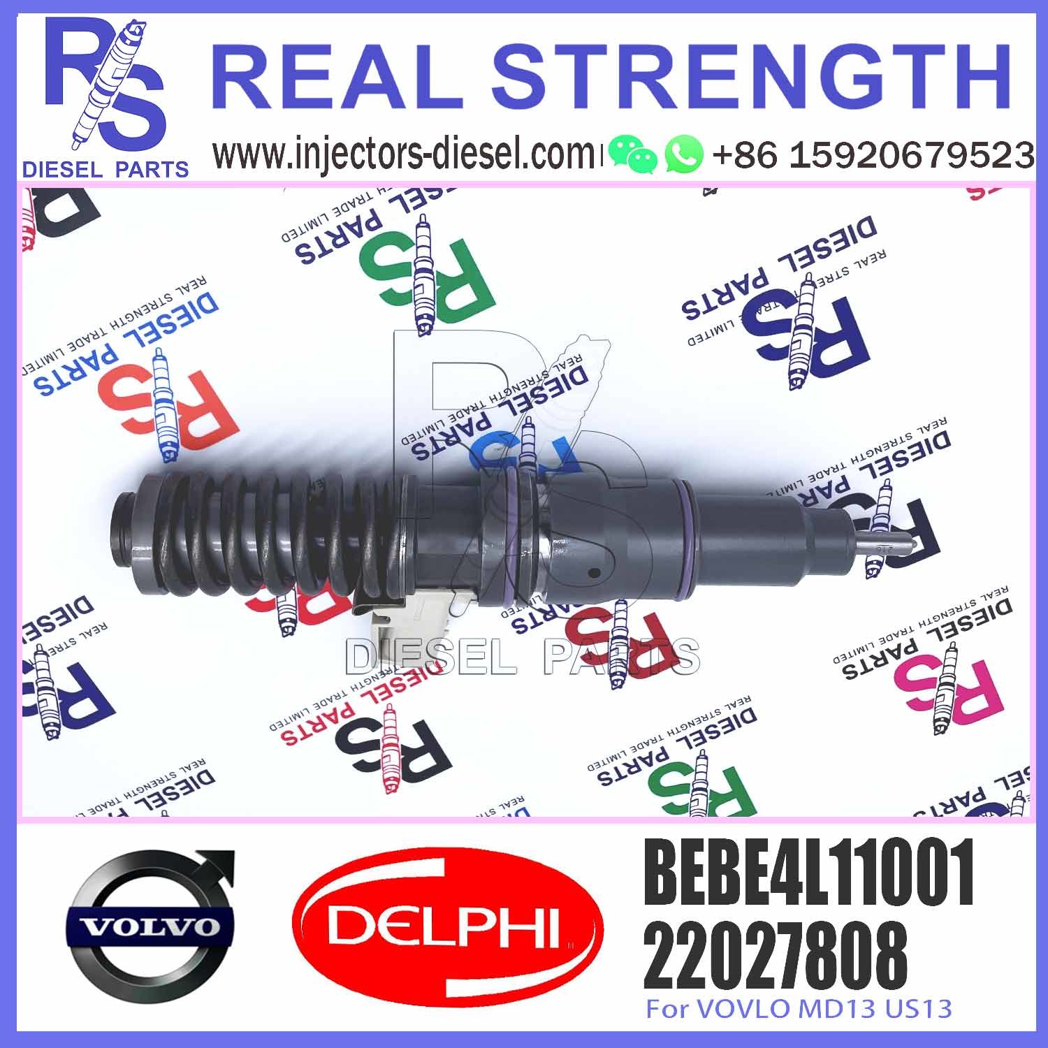 common rail injector 85013611 22027808 injector BEBE4L11001 for VOL MD13