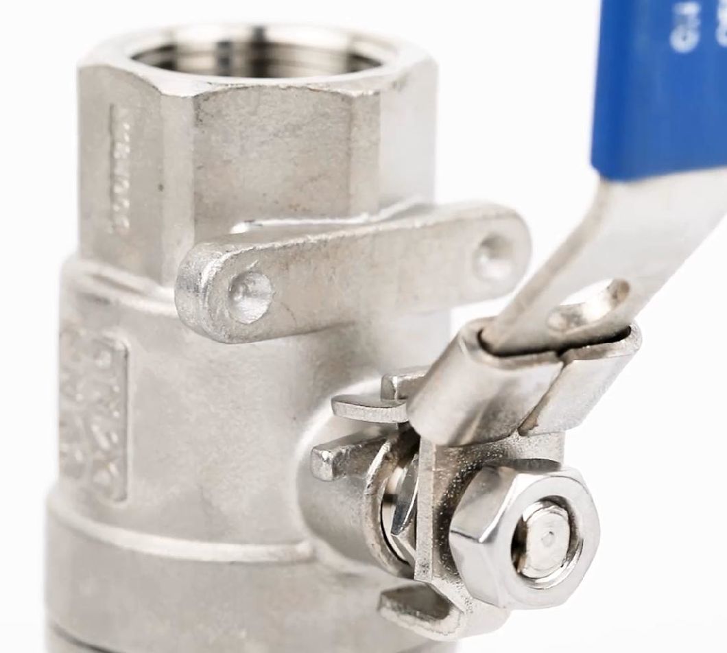 Xtv 2PC 1/2 Inch Stainless Steel Oval / Round Handle Thread Ball Valve