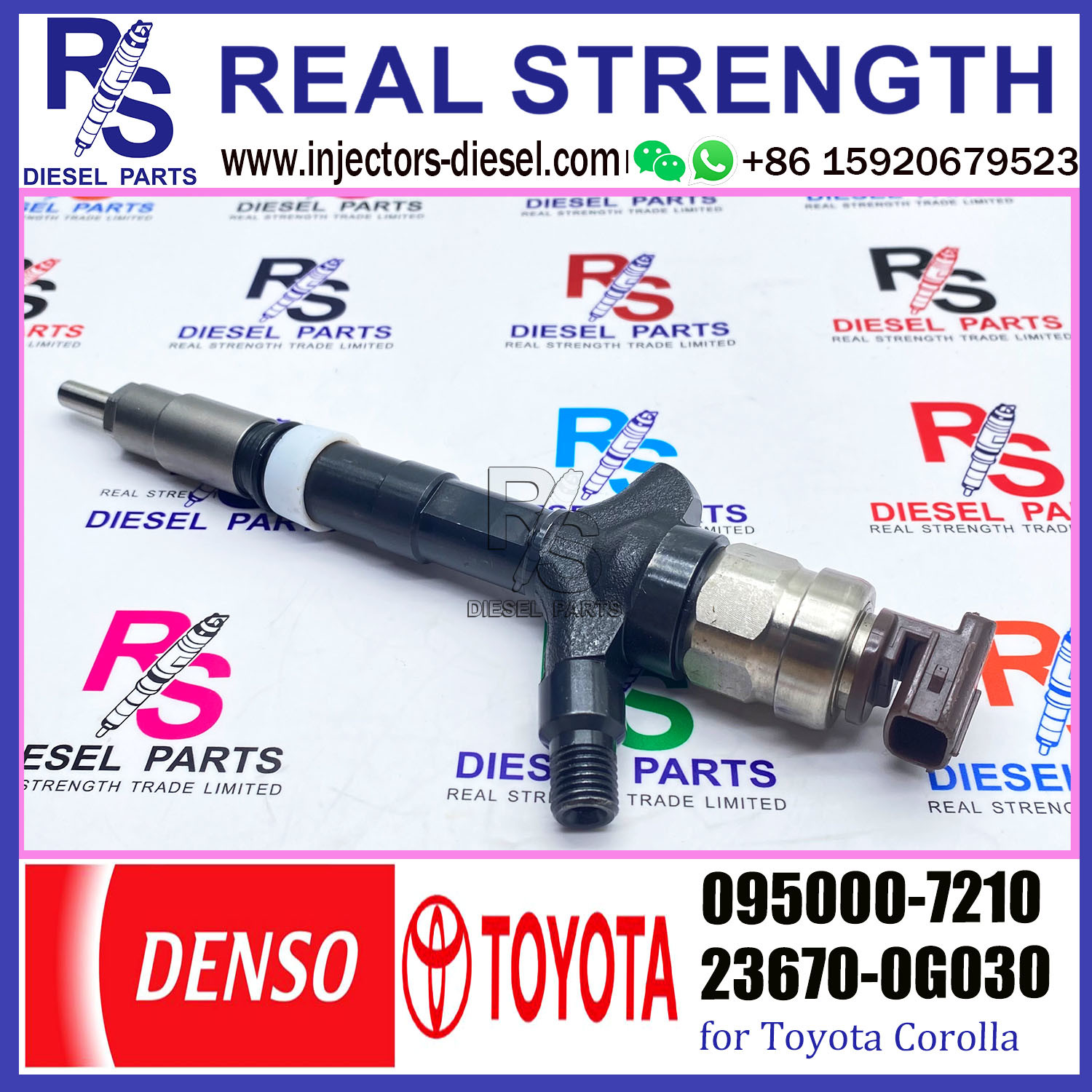 Nozzle assembly common rail injector 095000 7210 injector 095000-7210 for diesel engine