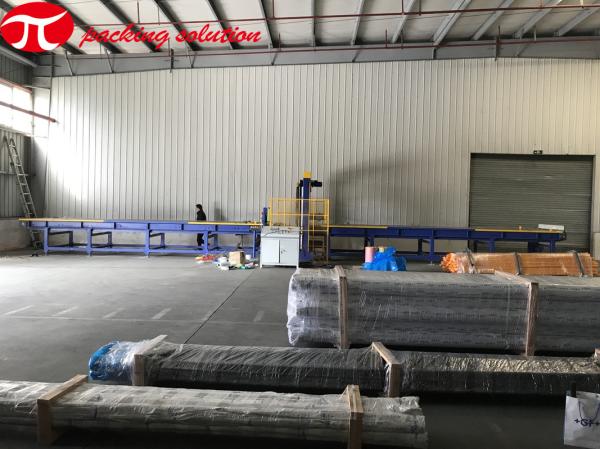 Steel Copper Horizontal Wrapping Machine GG1200 2.4kw Power Output Panel