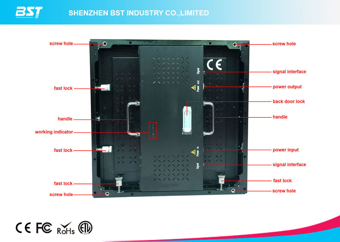 Ultral Thin Rental Led Display Screen Pixel Pitch 4mm Indoor Led Display Billboard