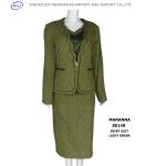 New arrival wavy neck designs for ladies suit