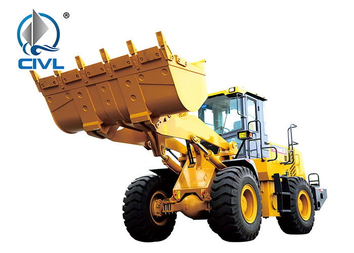 Medium Yellow 2.4m3 4 Ton Compact Wheel Loader CVLW400KN