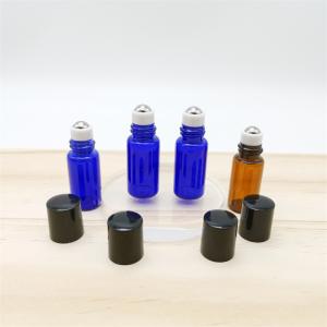 Quality 10ml Glass Essential Oil Roller Bottles Oem Odm Screen Printing wholesale