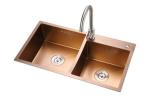 Undermount Kitchen Sinks Black Rose Double Bowl Stainless Steel Sink