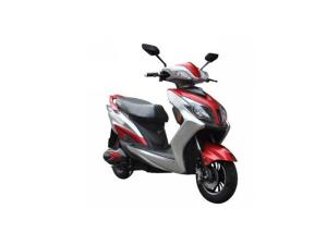Quality Lightweight Electric Motorcycle Scooter White Red Color With 1000W Motor wholesale