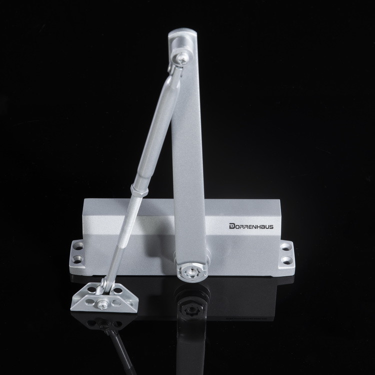 Aluminum Surface Mounted Door Closer D706 with Regular Arm Spring Force Size 6