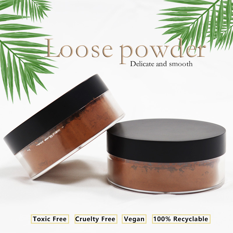 Sunscreen Waterproof 6c Color Loose Mineral Powder Translucent Vegan Cosmetics