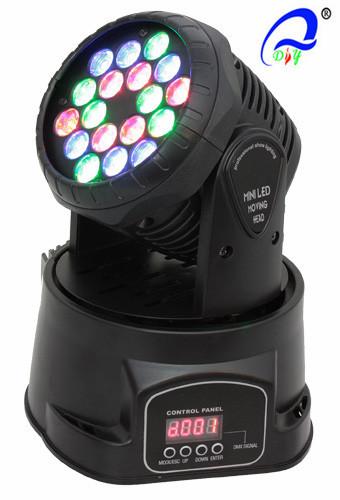 18 Pcs 3W Led Moving Head Wash Light DMX mode 150 watt RGBW Moving Head Dj
