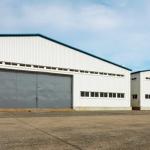 Clear Span Metal Buildings Workshop , Customized Light Steel Frame Commercial