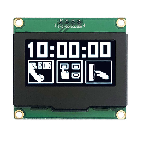 1.54" 128x64 OLED Display Module , I2C OLED Screen with All Viewing Angles