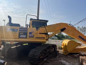 Quality Hydraulic Second Hand Diggers 21900Kg Komatsu Hydraulic Excavator Pc200 8 wholesale